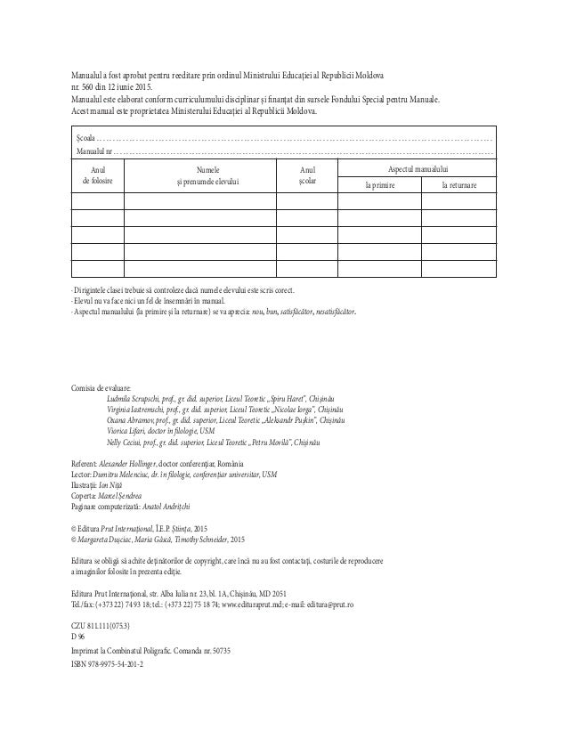 Limba EnglezÄƒ Manual Pentru Cl 9