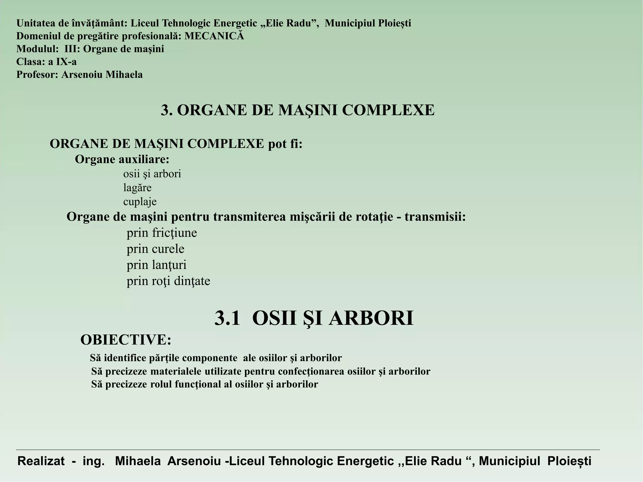 IX Organe De Masini ArsenoiuM pdf IX Organe De Masini ArsenoiuM pdf