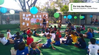 Por trás das Placas
Rota dos Coqueiros | Escola Parque
 