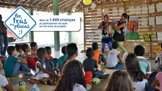 Mais de 1.600 crianças
já participaram da ação
em 02 anos de projeto.
 