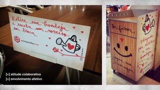 [+] atitude colaborativa
[+] envolvimento afetivo
 