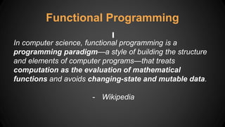 Functional programming | PPTX