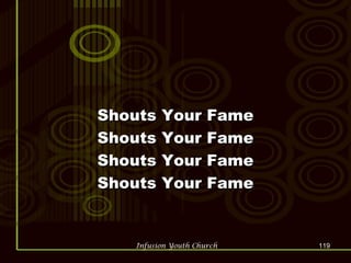 Shouts Your Fame Shouts Your Fame Shouts Your Fame Shouts Your Fame 