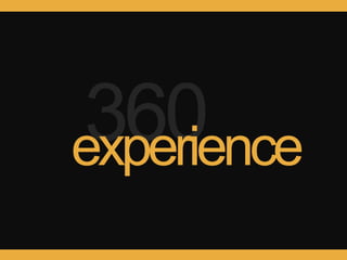 360.
experience
 