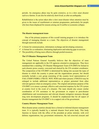 Disaster management | PDF