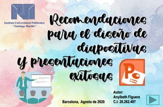 Instituto Universitario Politécnico
‘’Santiago Mariño’’
Barcelona, Agosto de 2020
Autor:
Anyibeth Figuera
C.I: 28.262.487
 