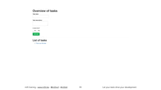 in2it training - www.in2it.be - @in2itvof - #in2tdd Let your tests drive your development55
 