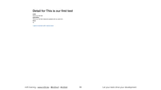 in2it training - www.in2it.be - @in2itvof - #in2tdd Let your tests drive your development56
 