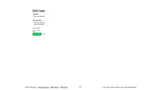 in2it training - www.in2it.be - @in2itvof - #in2tdd Let your tests drive your development57
 