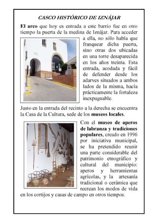 Iznajar. conjunto historico-esp
