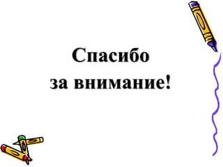 Спасибо
за внимание!
 