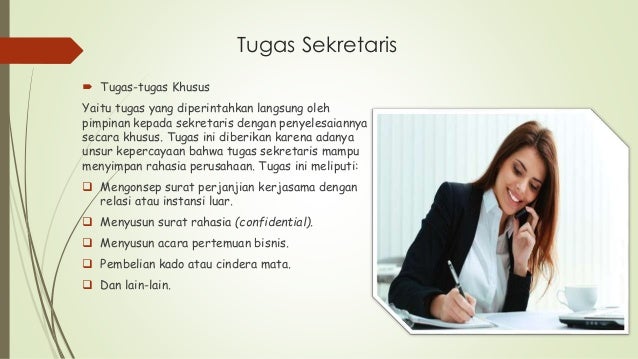 Tugas peranan sekretaris