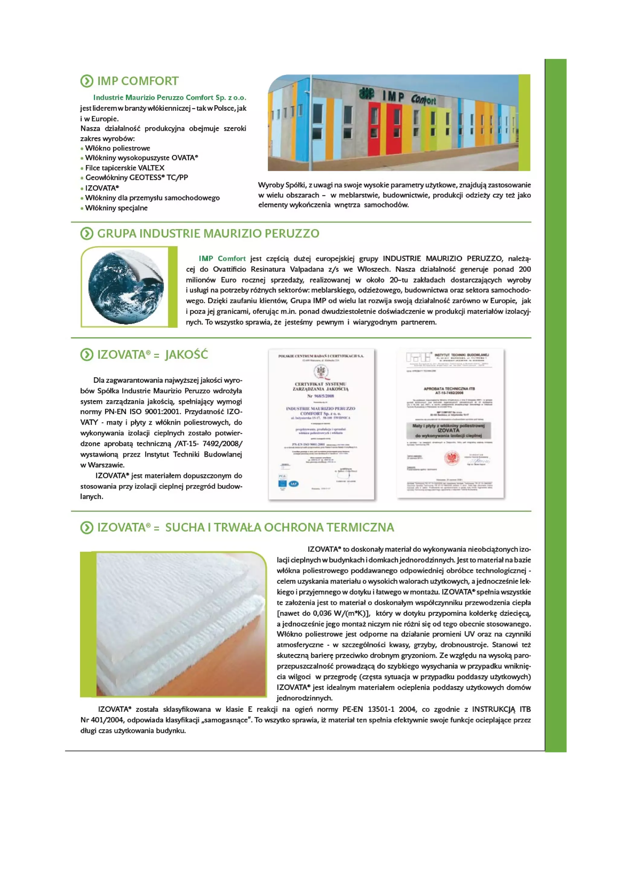 Izovata - opis i zastosowanie | PDF