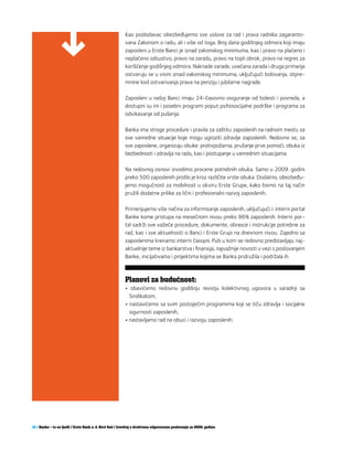 Izveštaj o Društveno odgovornom poslovanju Erste Banke za 2009. godinu