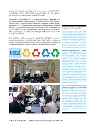 Izveštaj o Društveno odgovornom poslovanju Erste Banke za 2011. godinu