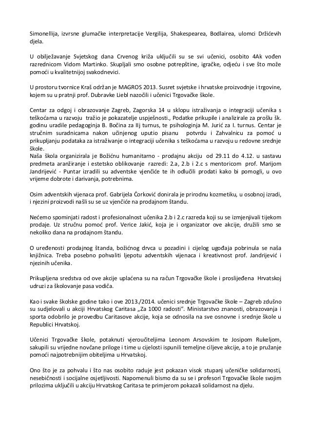 Ogledne izjave profila za internetsko druženje