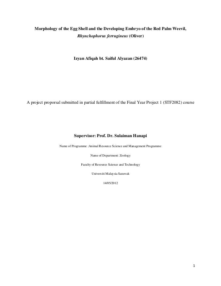 Morphology of the Egg Shell and the Developing Embryo of the Red Palmu2026