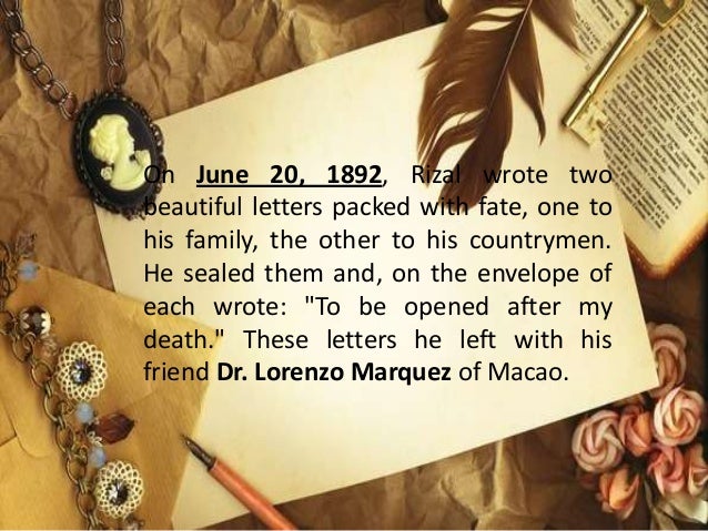 J p Rizal Letters In Hong Kong