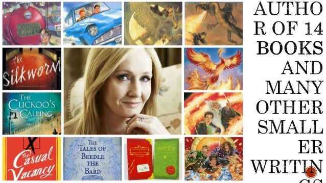 J K Rowling Author Study