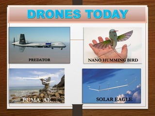 PREDATOR NANO HUMMING BIRD
PUMA AE SOLAR EAGLE
 