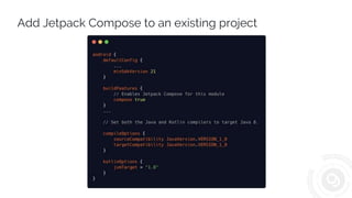 Jetpack Compose - Android’s modern toolkit for building native UI | PPTX