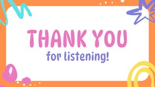 THANK YOU
for listening!
 