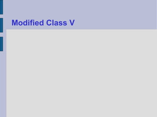Modified Class V 
 