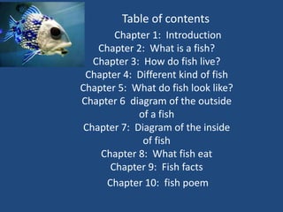 Fish Chapter Book Fish | PPT