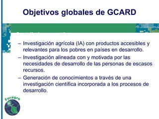 Consulta “cara  a cara” para ALC bajo el proceso GCARD