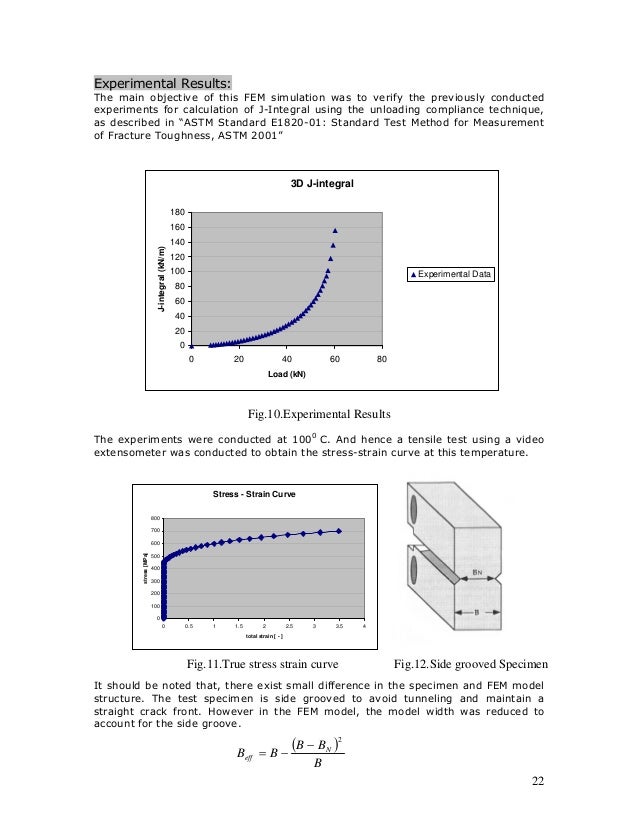 J integral report J integral report
