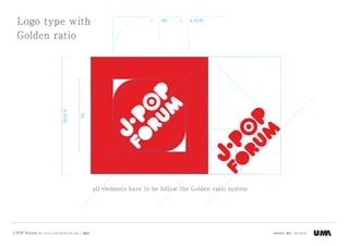 Logo design based on Golden ratio