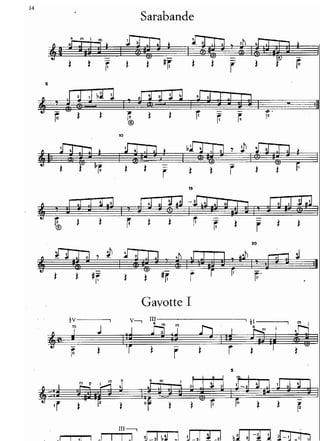 J.s. bach 4 suite para el láud