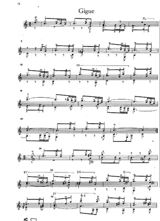 J.s. bach 4 suite para el láud