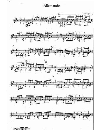 J.s. bach 4 suite para el láud