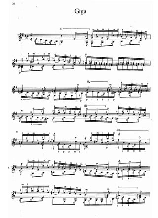 J.s. bach 4 suite para el láud