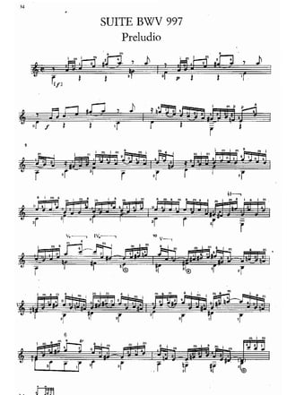 J.s. bach 4 suite para el láud