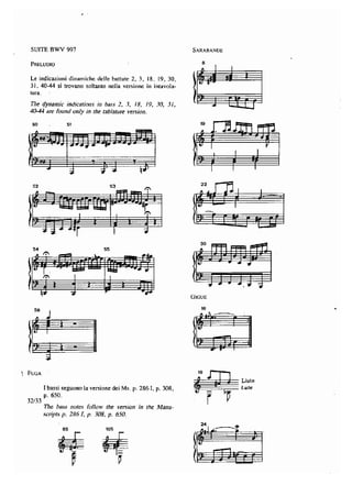 J.s. bach 4 suite para el láud