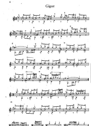 J.s. bach 4 suite para el láud