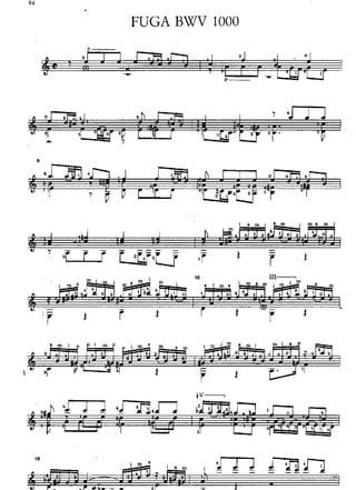 J.s. bach 4 suite para el láud