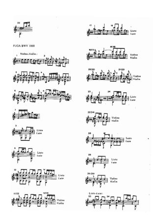 J.s. bach 4 suite para el láud