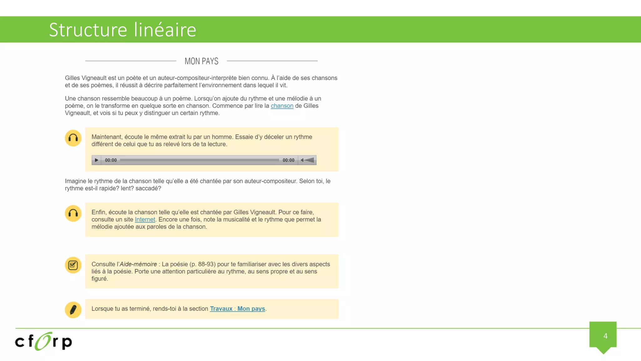 4
Structure linéaire
