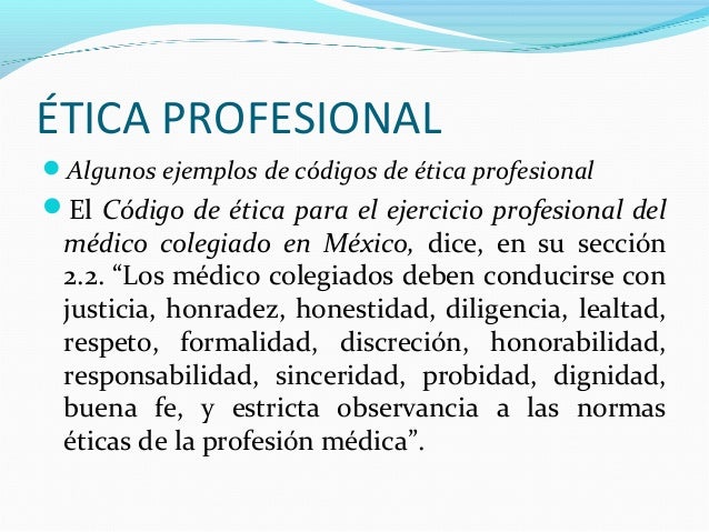 Etica Profesiomal