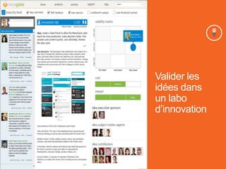 Valider les
idées dans
un labo
d’innovation
 
