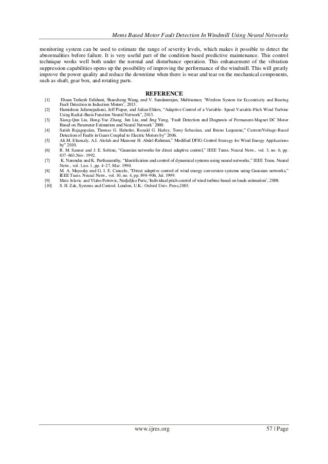Dissertation of fault detection in induction motor using neural network