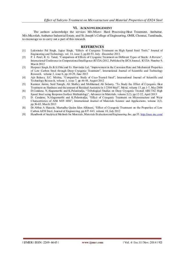 en steel material properties 8 Treatment of Microstructure Material on Subzero Effect and