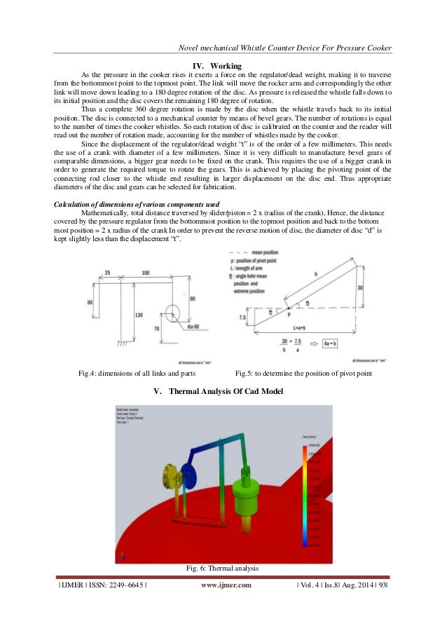 Novel mechanical Whistle Counter Device for Pressure Cooker