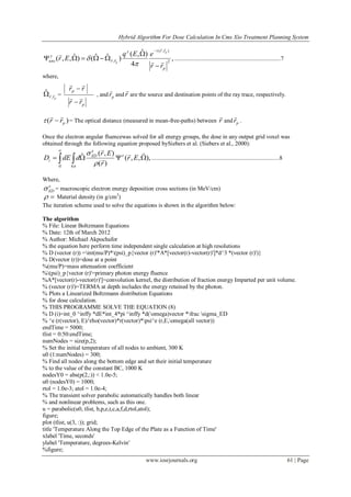 Hybrid Algorithm for Dose Calculation in Cms Xio Treatment Planning ...