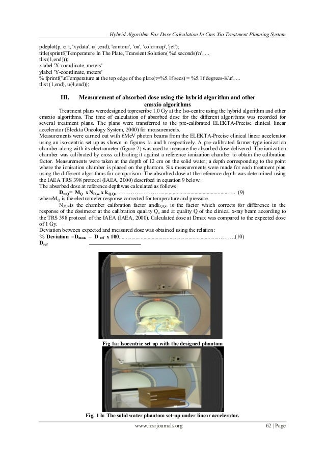 Hybrid Algorithm for Dose Calculation in Cms Xio Treatment Planning S…