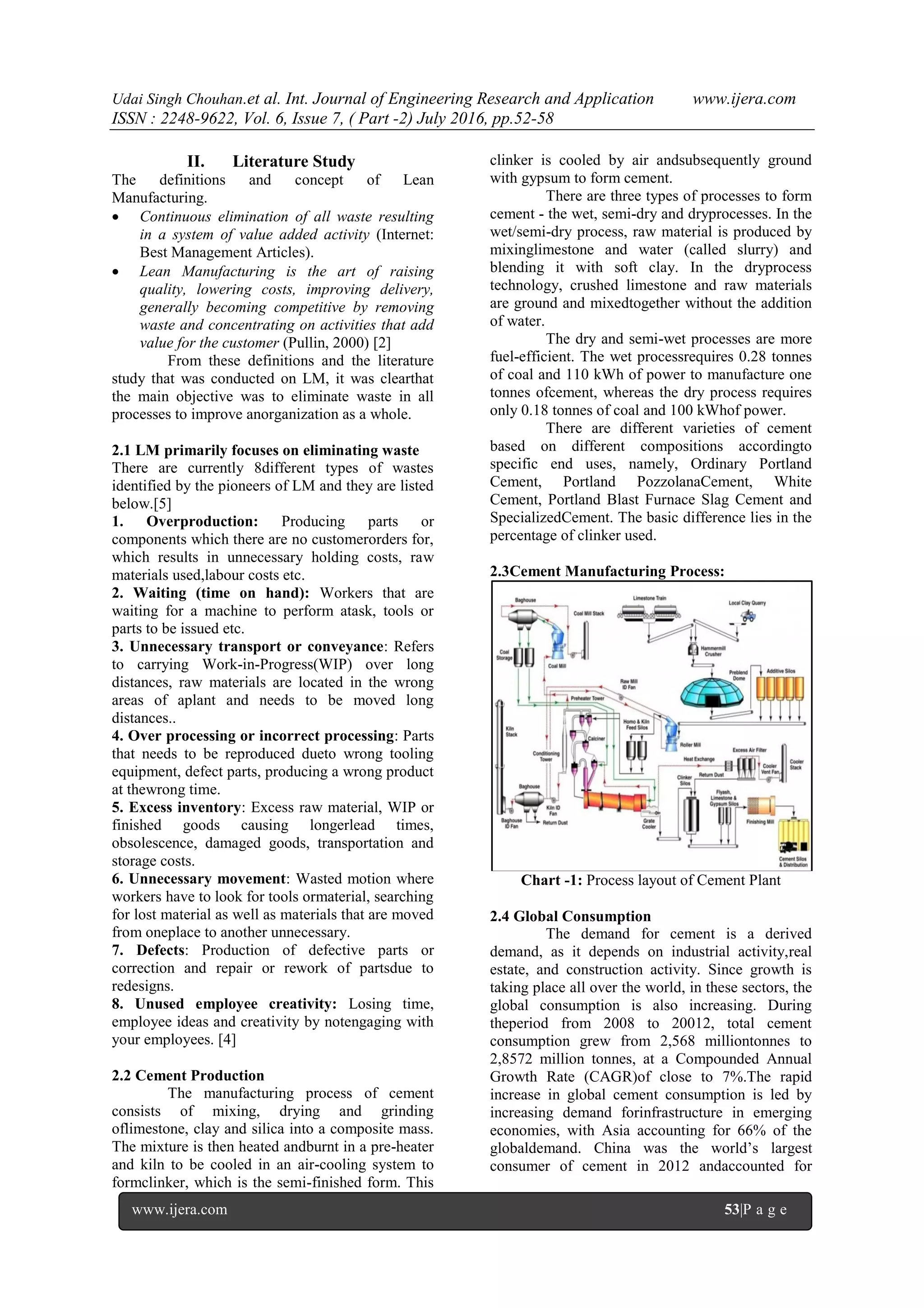 Through Lean Manufacturing Techniques Improvement InProduction of ...