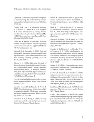 An Overview of Inclusive Education in the United States | PDF